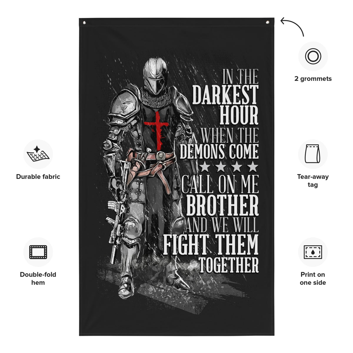 Darkest Hour Wall Flag