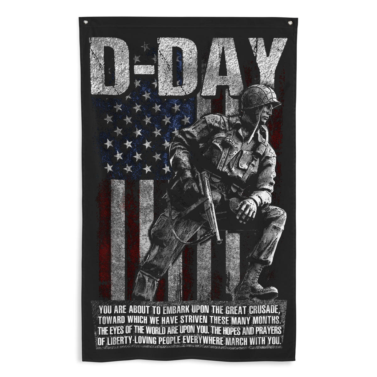 D-Day: June 6th, 1944 Wall Flag