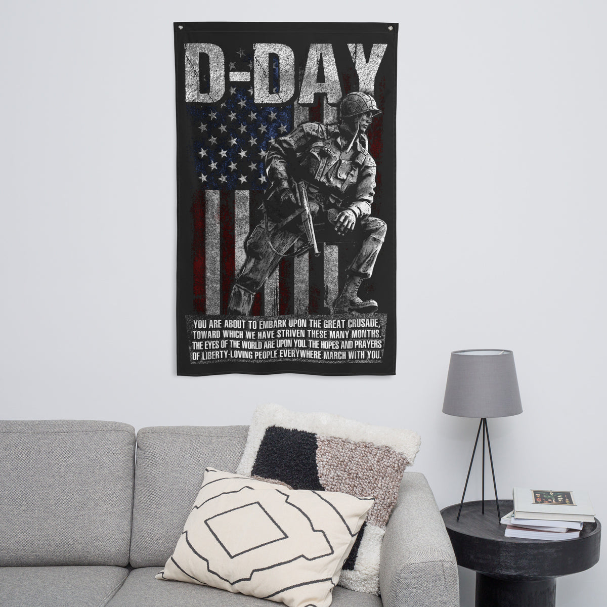 D-Day: June 6th, 1944 Wall Flag