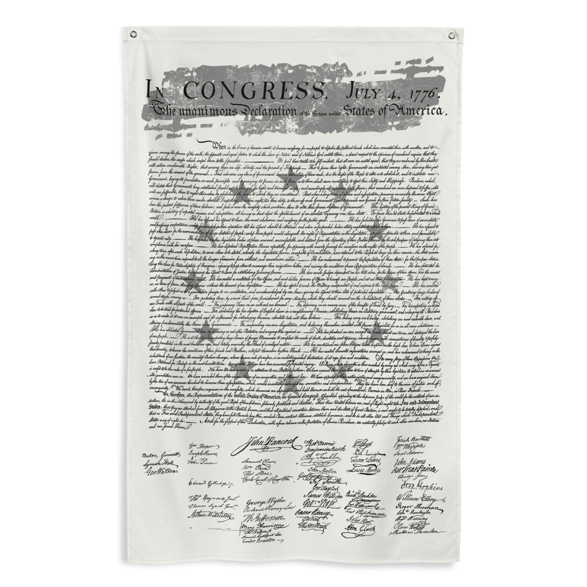 The Declaration Wall Flag