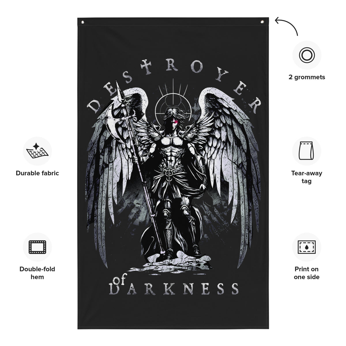 Destroyer of Darkness Wall Flag