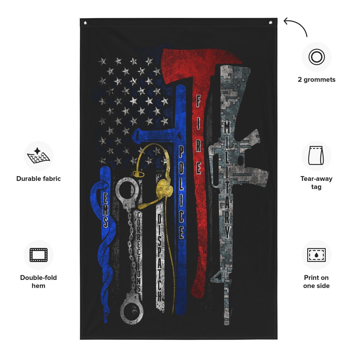 Heroes Flag Original Wall Flag