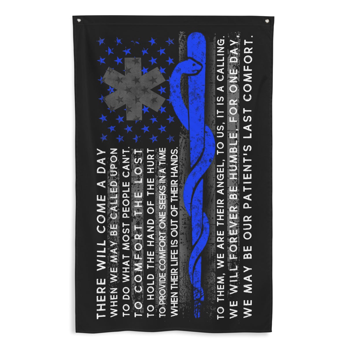 EMT Oath Wall Flag