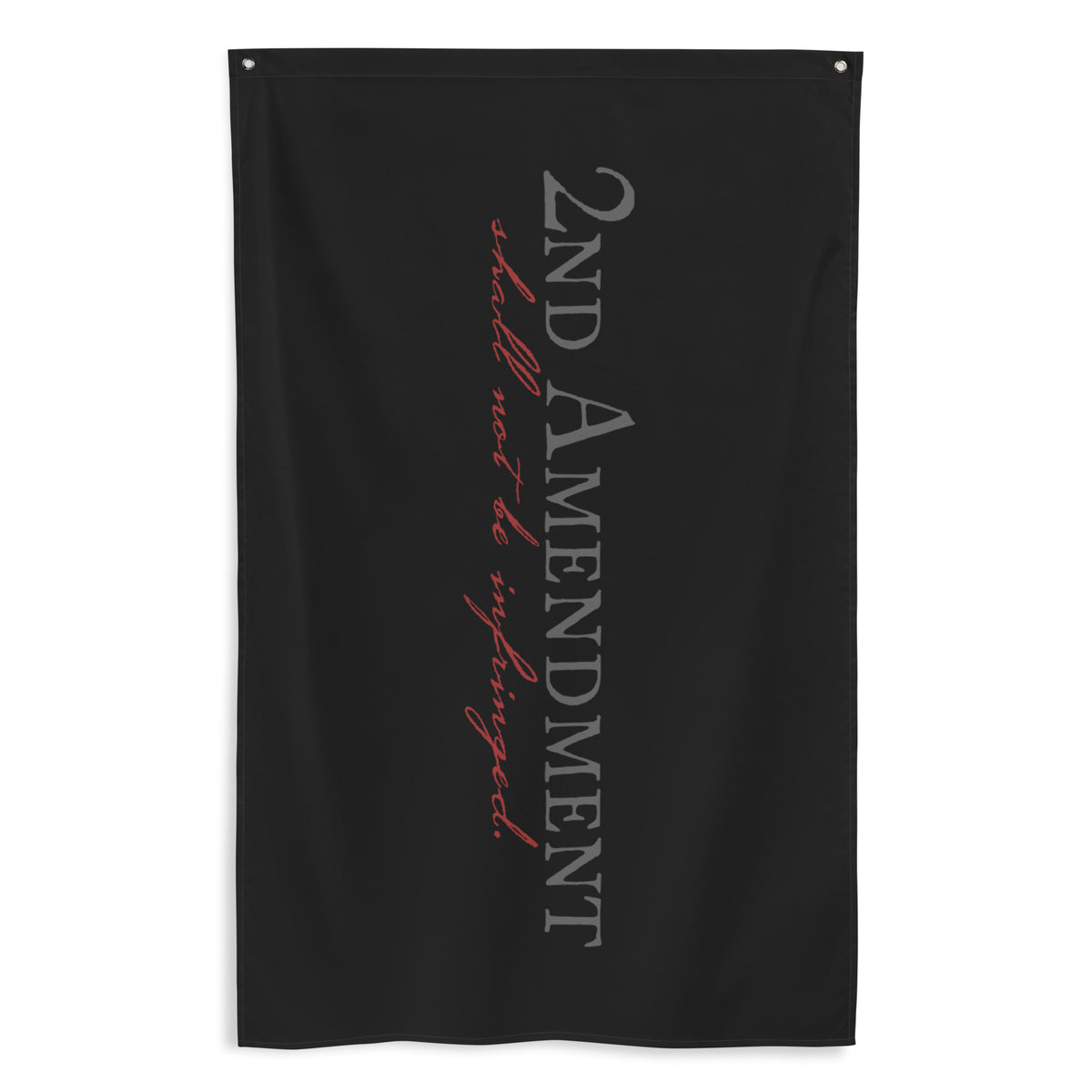 The Bill of Rights 2A Onyx Wall Flag