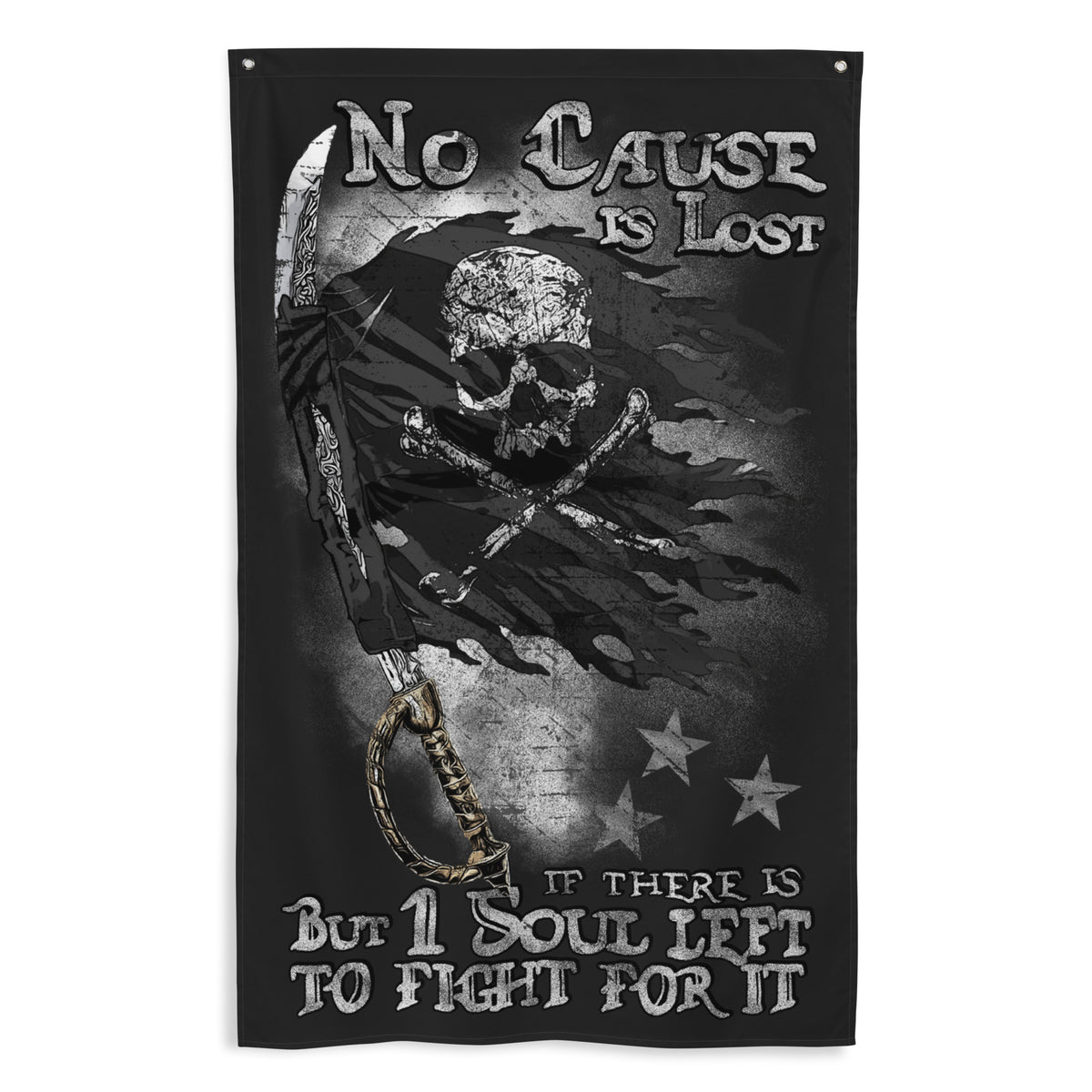 No Cause is Lost Wall Flag