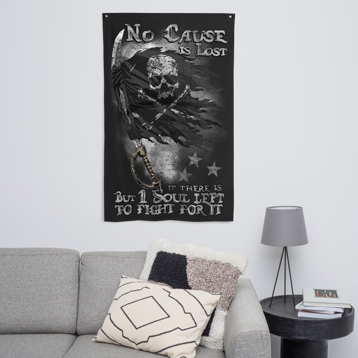 No Cause is Lost Wall Flag