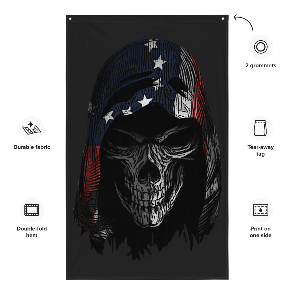 Reaper Ross Wall Flag