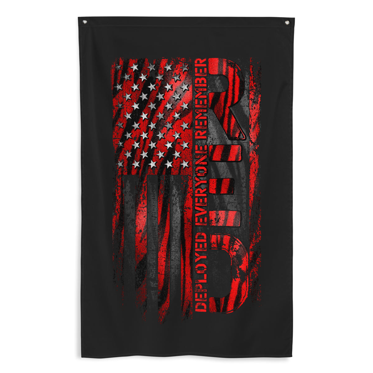 R.E.D. Tiger American Flag Wall Flag
