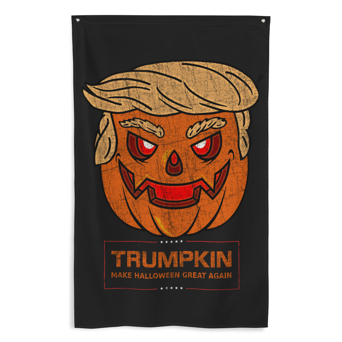 TRUMPKIN: Make Halloween Great Again! Wall Flag