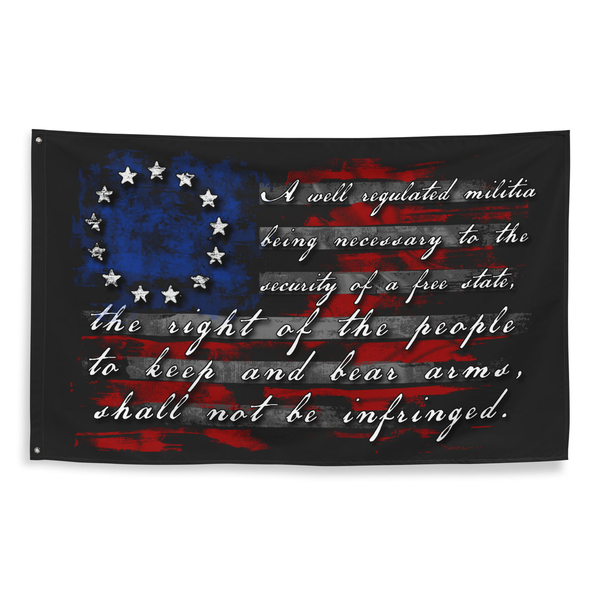 2nd Amendment American Flag Wall Flag