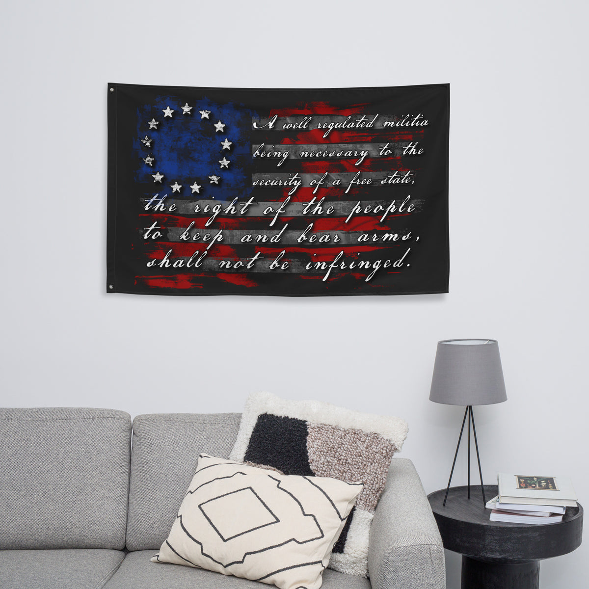 2nd Amendment American Flag Wall Flag