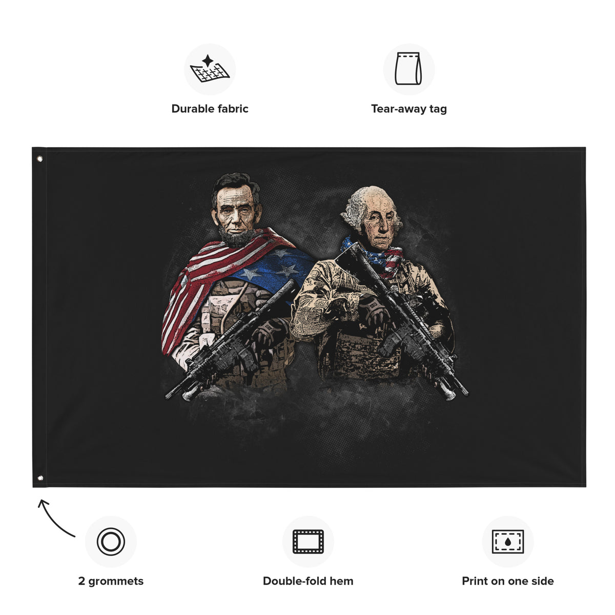 Presidential Soldiers Wall Flag