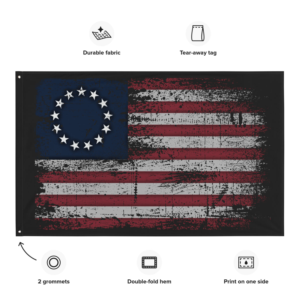 Betsy Ross Flag Wall Flag