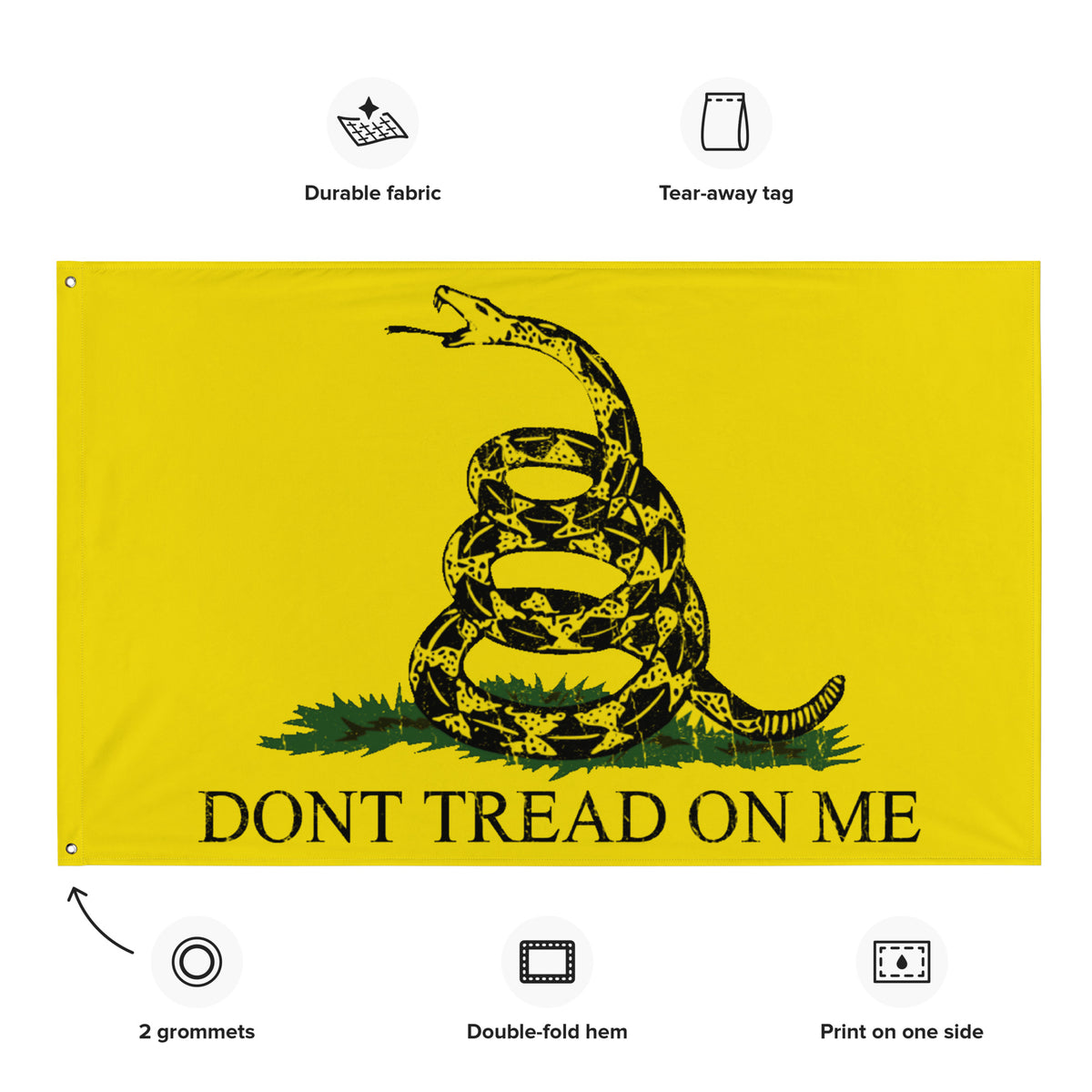 Gadsden Flag Wall Flag