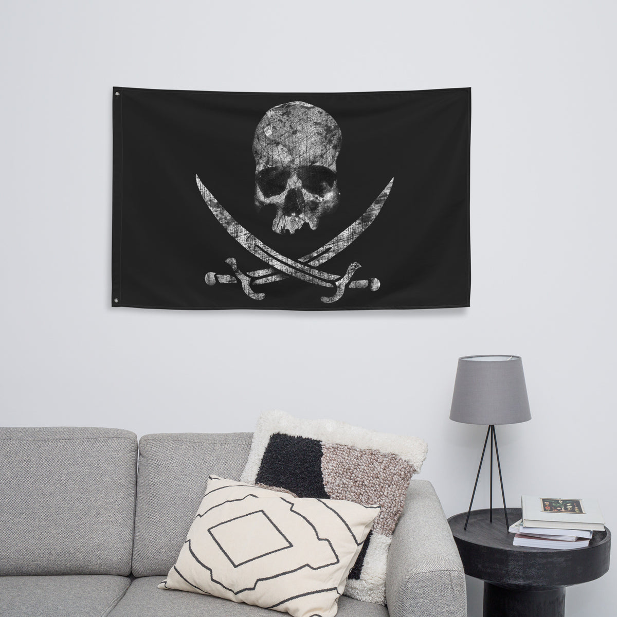 Hoist The Black Flag Wall Flag