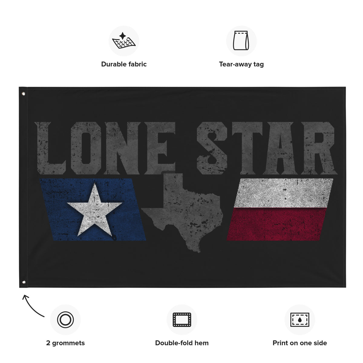 Lone Star Wall Flag