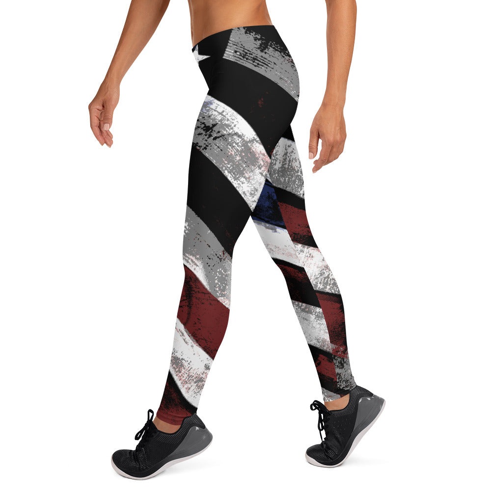 American Flag Leggings