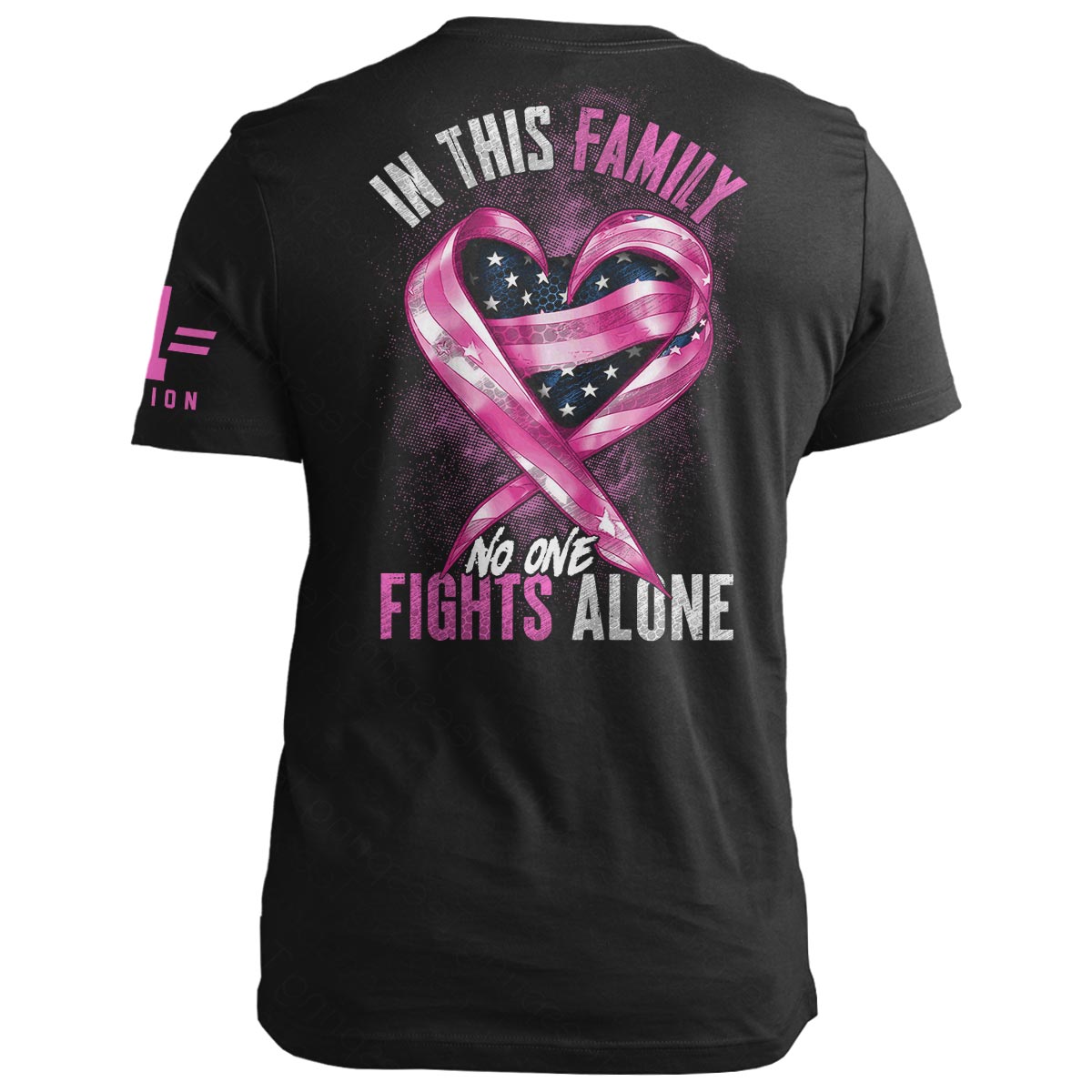 Ribbon Heart: Breast Cancer Awareness