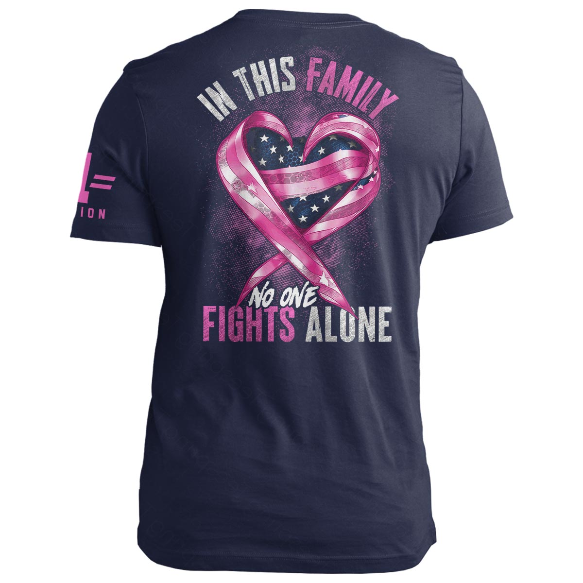 Ribbon Heart: Breast Cancer Awareness
