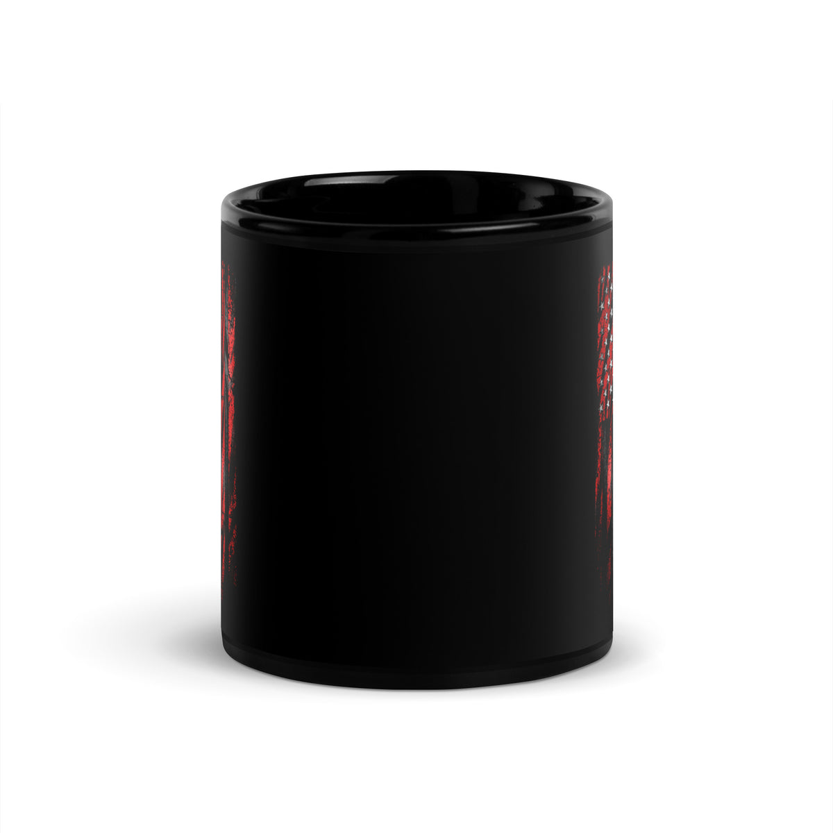 Firefighter Red Tiger American Flag Mug