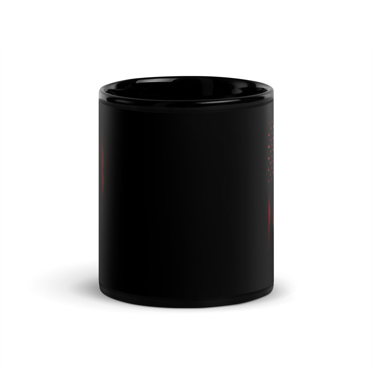 Red Carbon Onyx American Flag Mug
