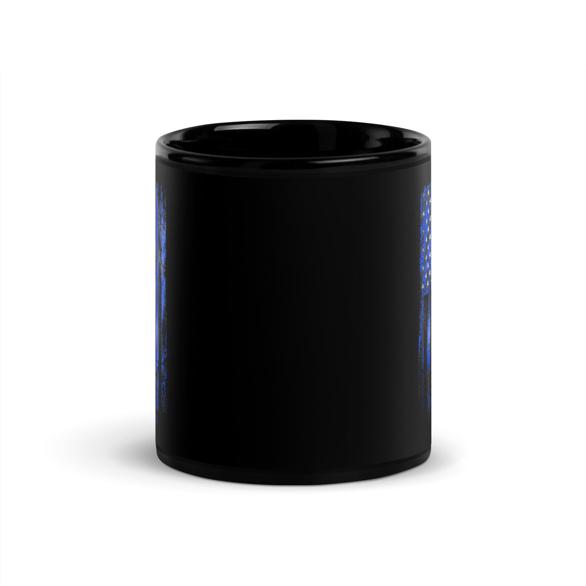 Blue Tiger American Flag Mug
