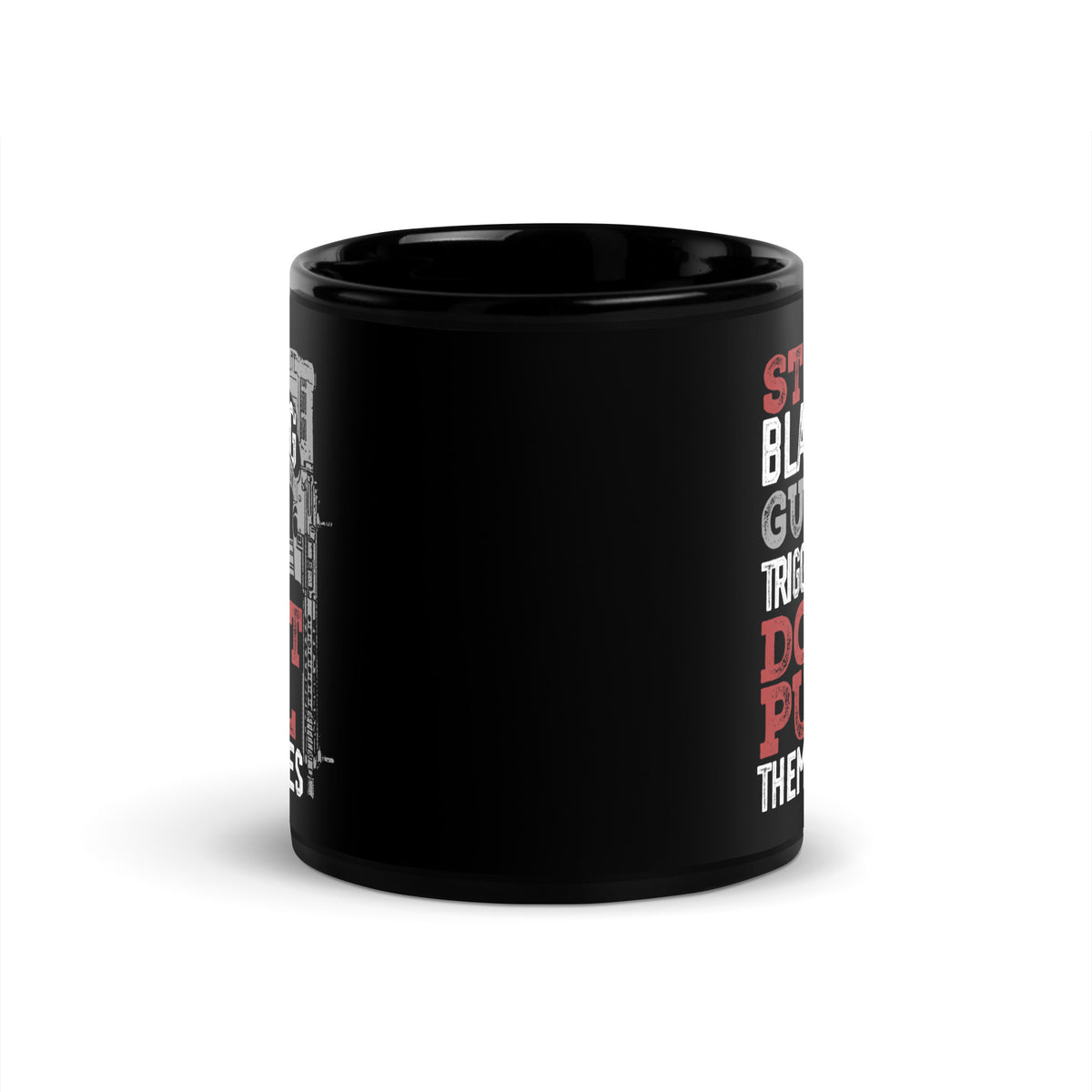 Stop Blaming Guns Mug