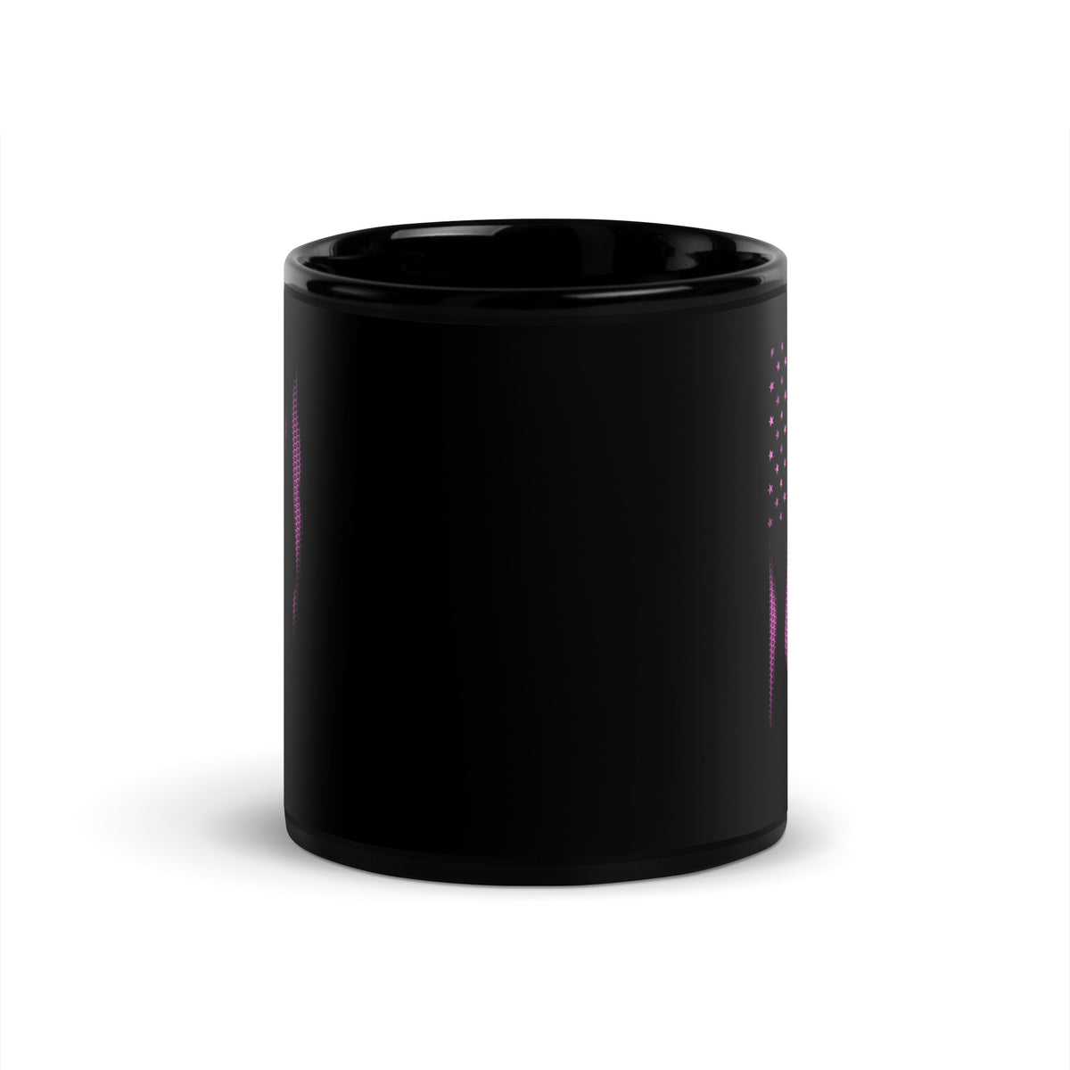 Pink Carbon Onyx American Flag Mug