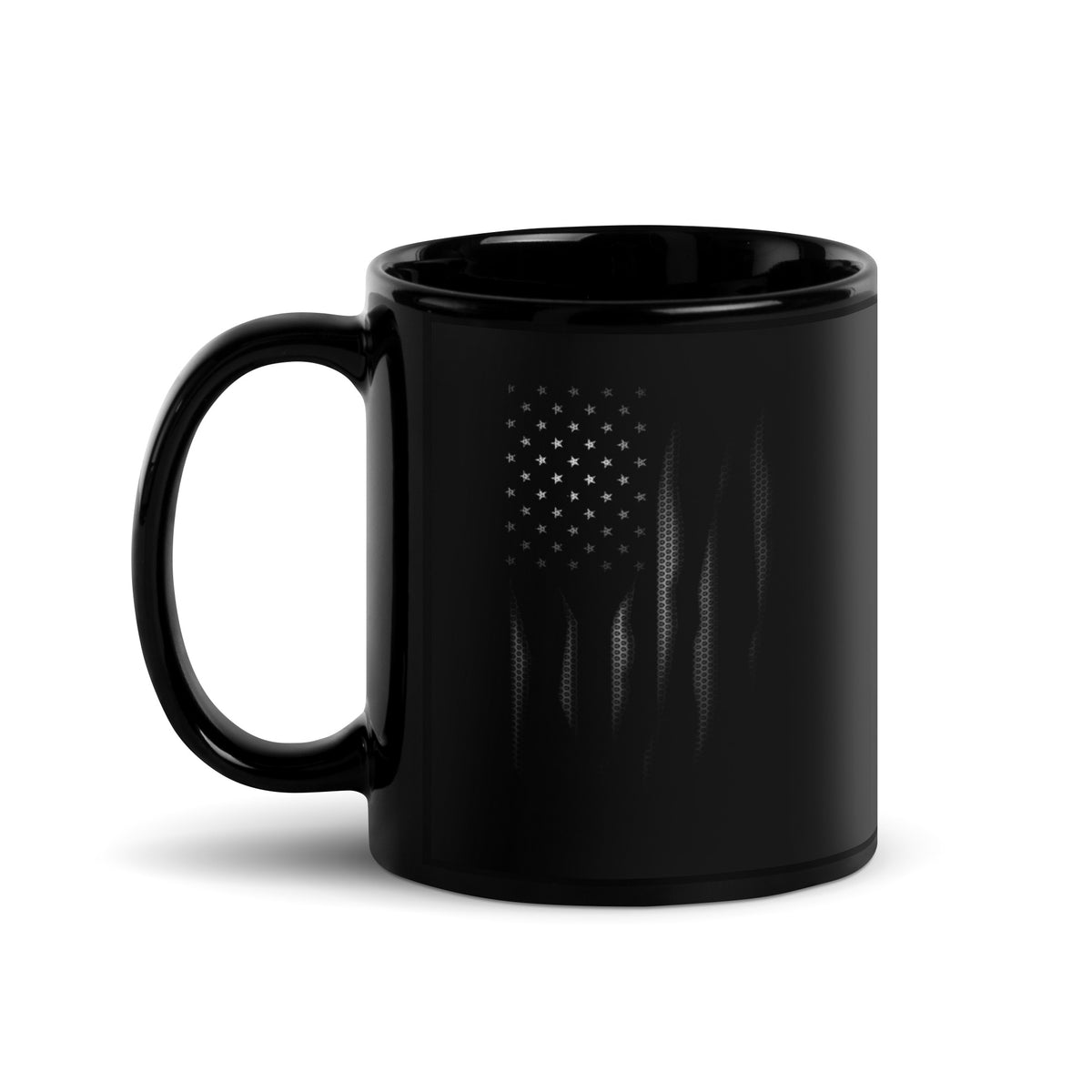 Carbon Onyx American Flag Mug