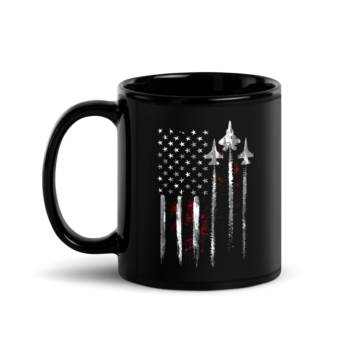Fighter Jet Flag Mug