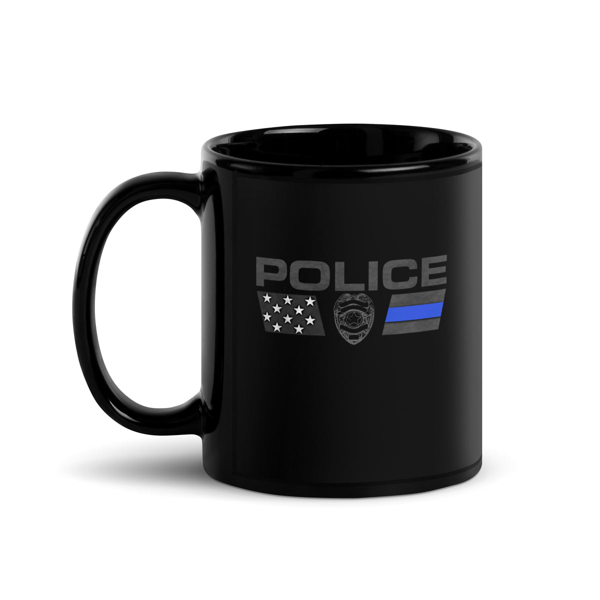 Police: Black and Blue Mug