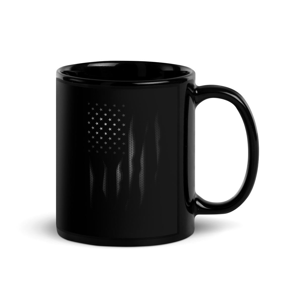 Carbon Onyx American Flag Mug