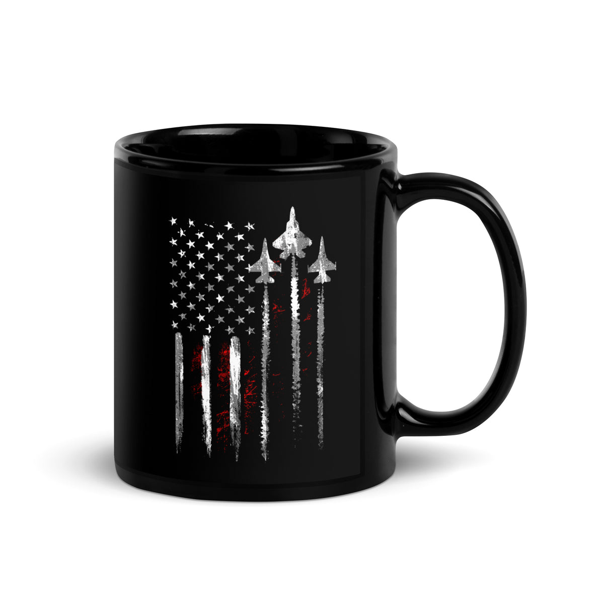 Fighter Jet Flag Mug