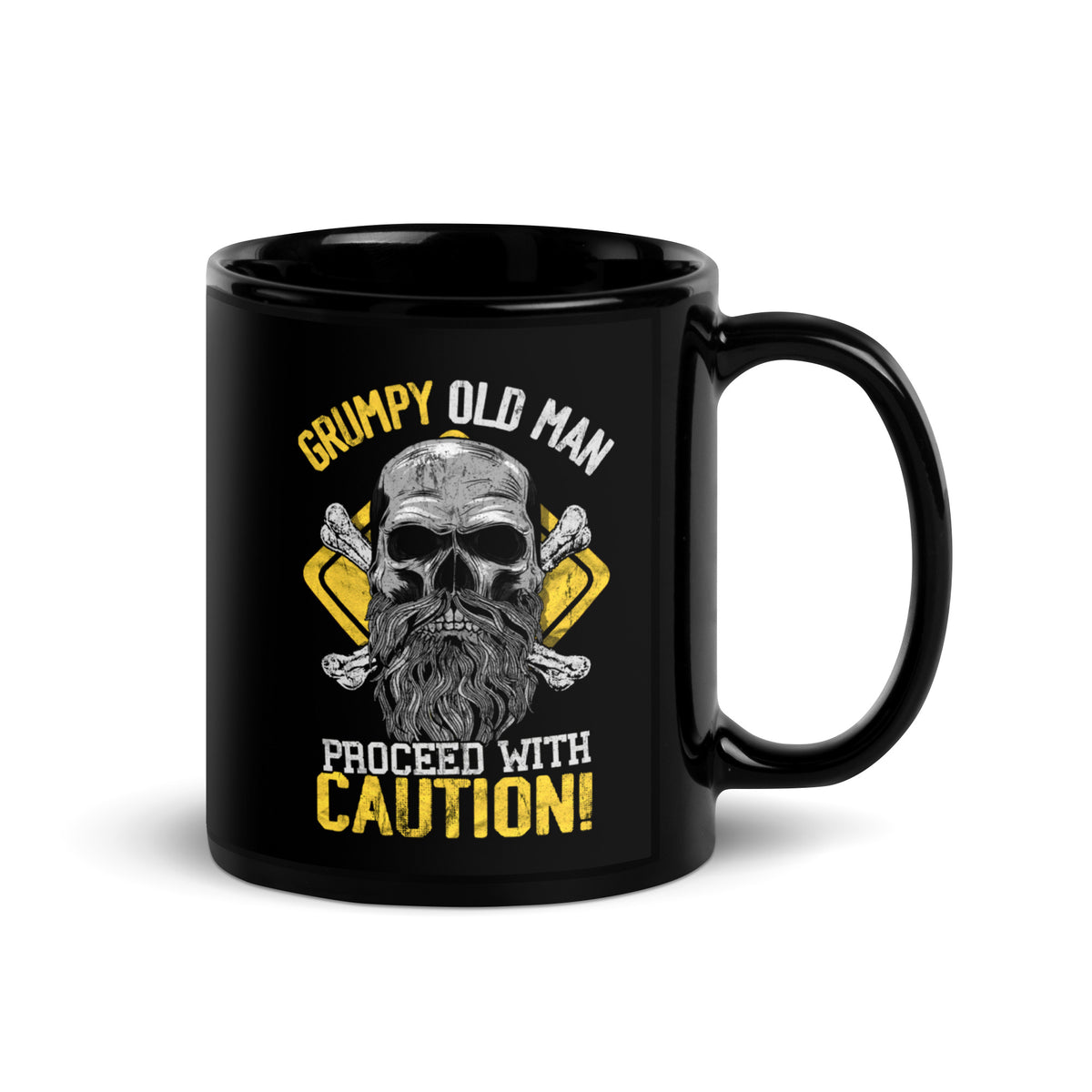Caution: Grumpy Old Man Mug
