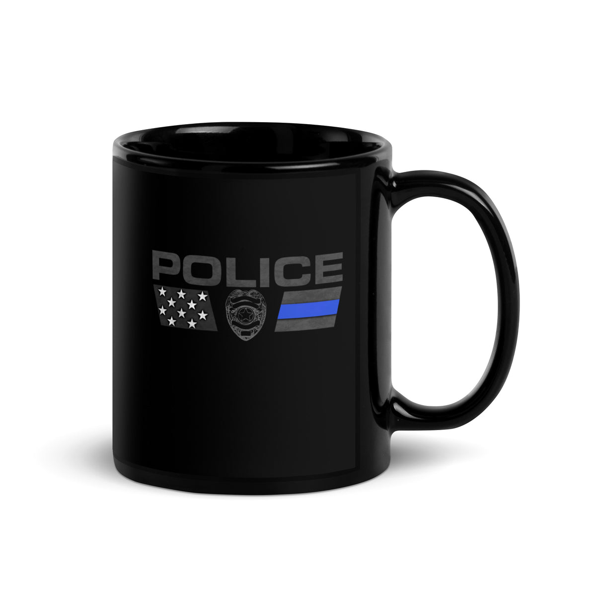Police: Black and Blue Mug