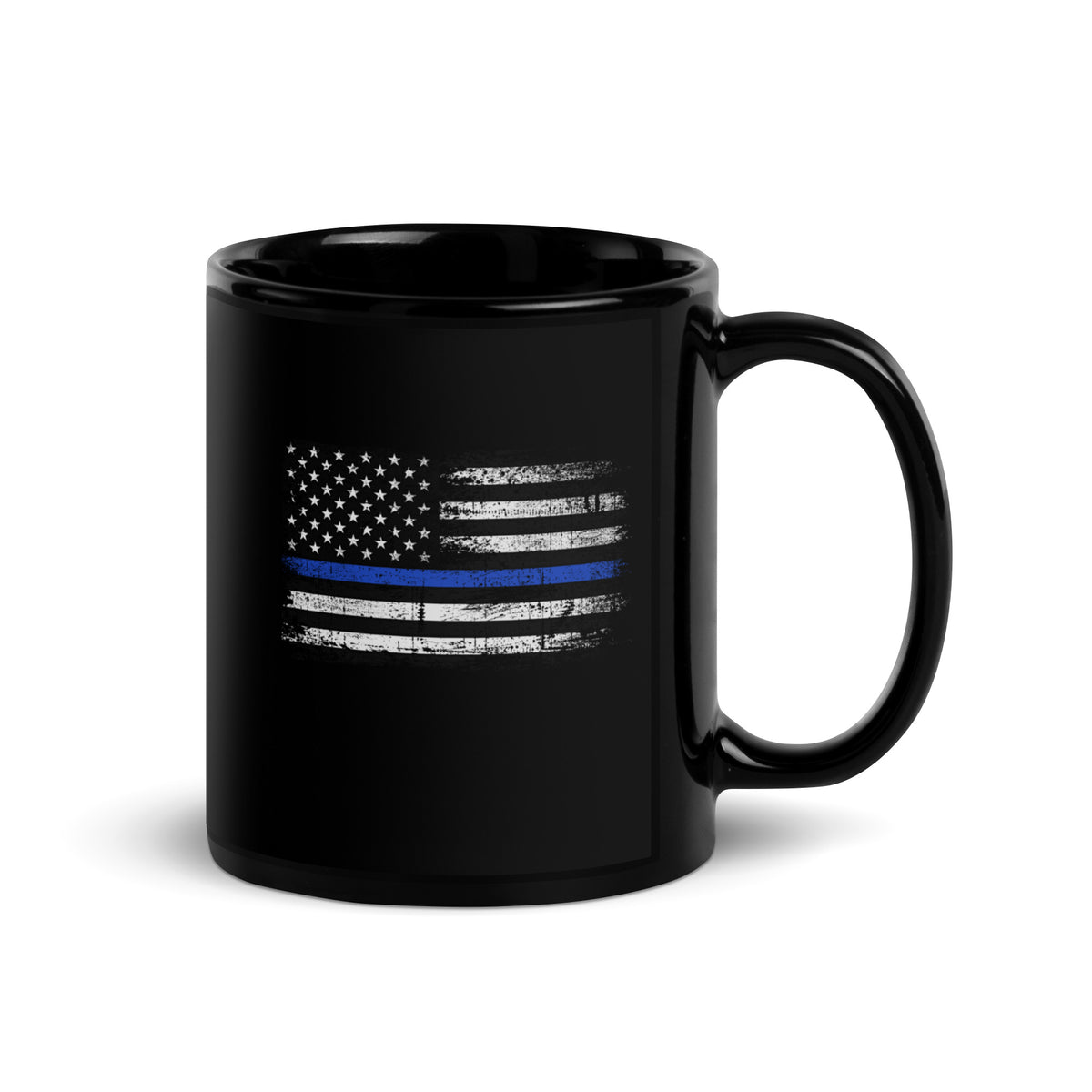 Thin Blue Line Flag Original Front Mug