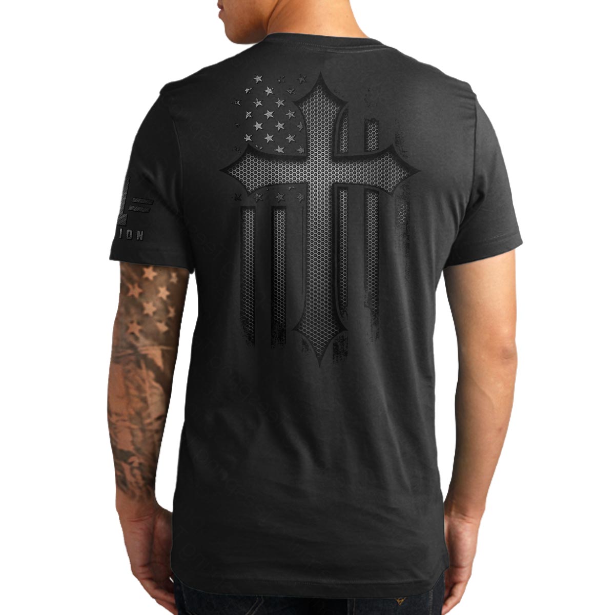 Christian Cross Carbon Onyx