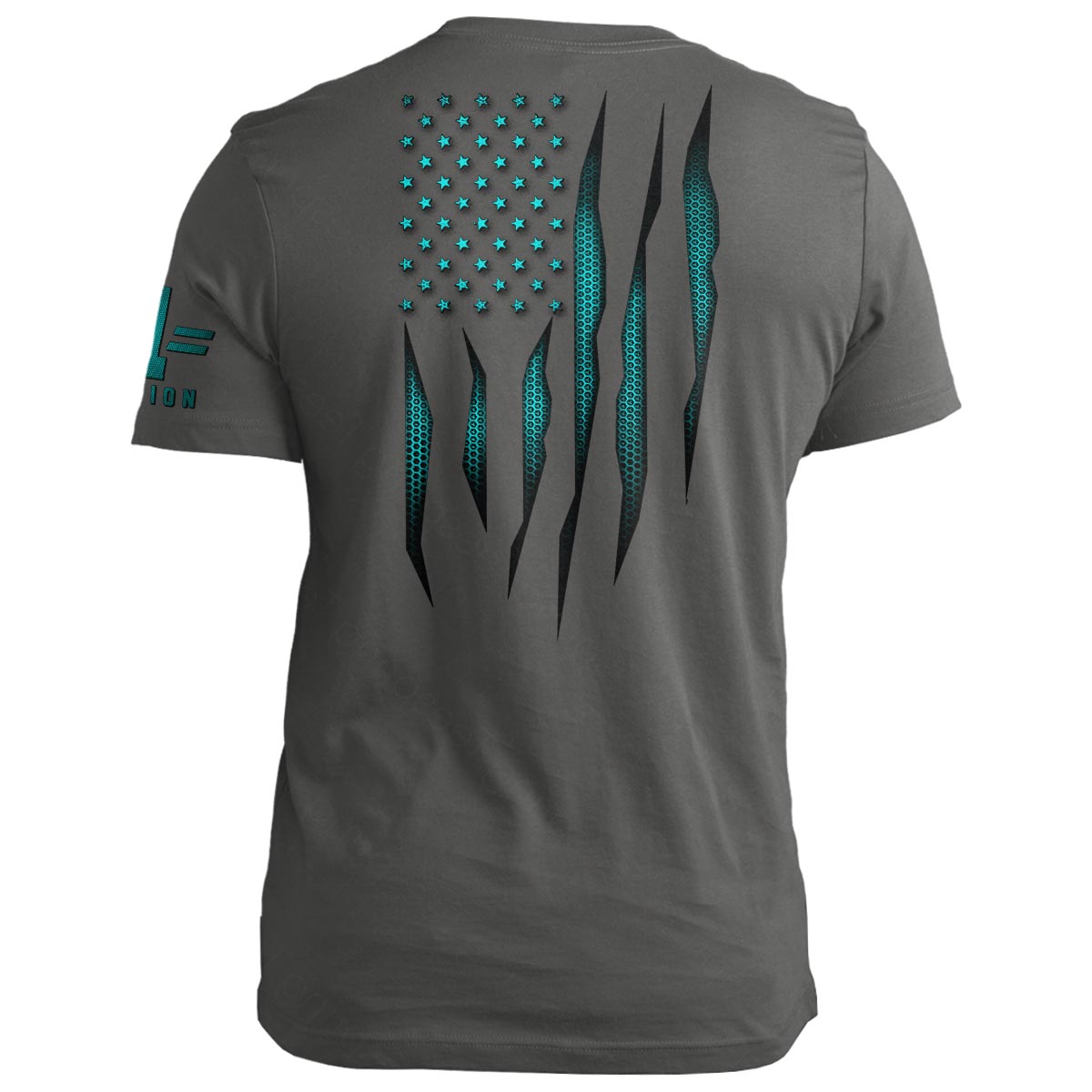 Aqua Carbon Onyx American Flag