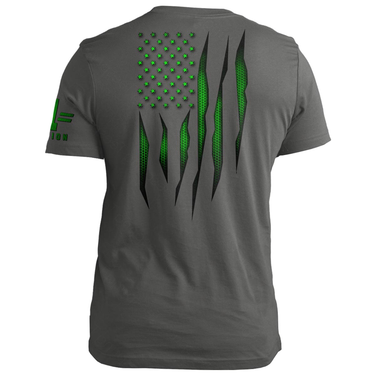 Neon Carbon Onyx American Flag