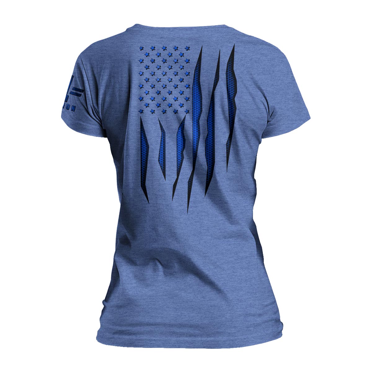 Blue Carbon Onyx Flag Women&#39;s Relaxed Fit