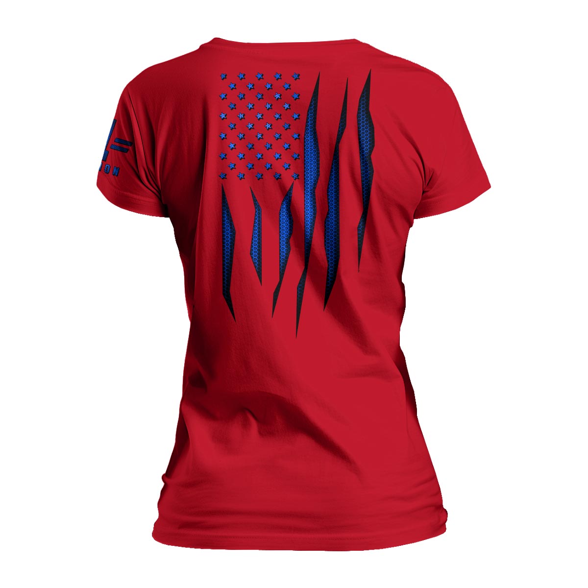 Blue Carbon Onyx Flag Women&#39;s Relaxed Fit