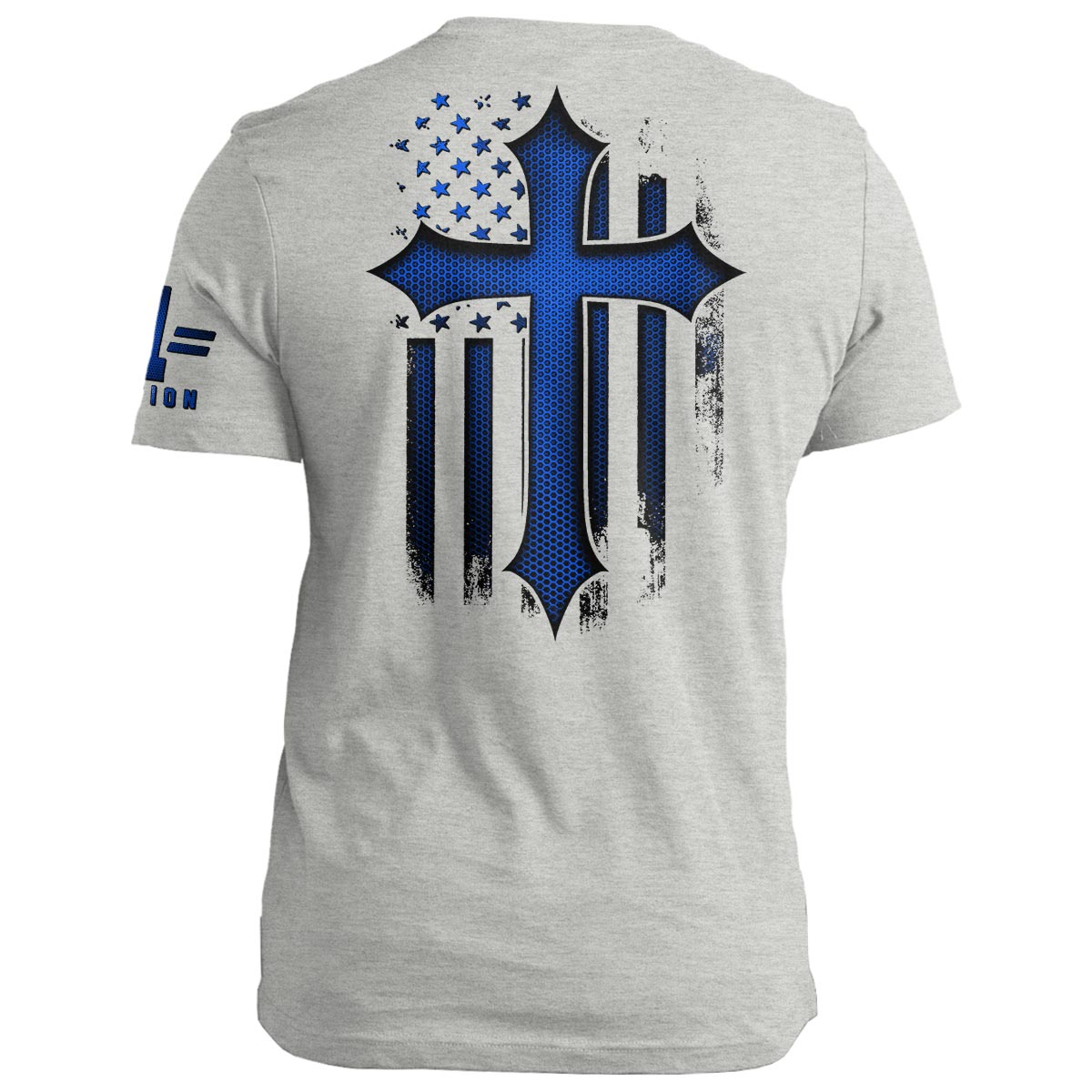 Christian Cross Blue Carbon Onyx