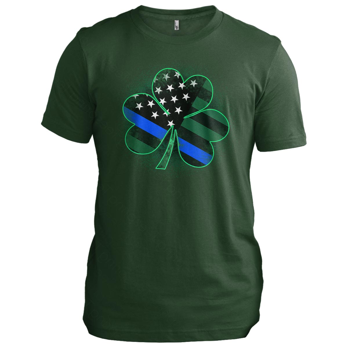 Police St. Patrick&#39;s Day Clover