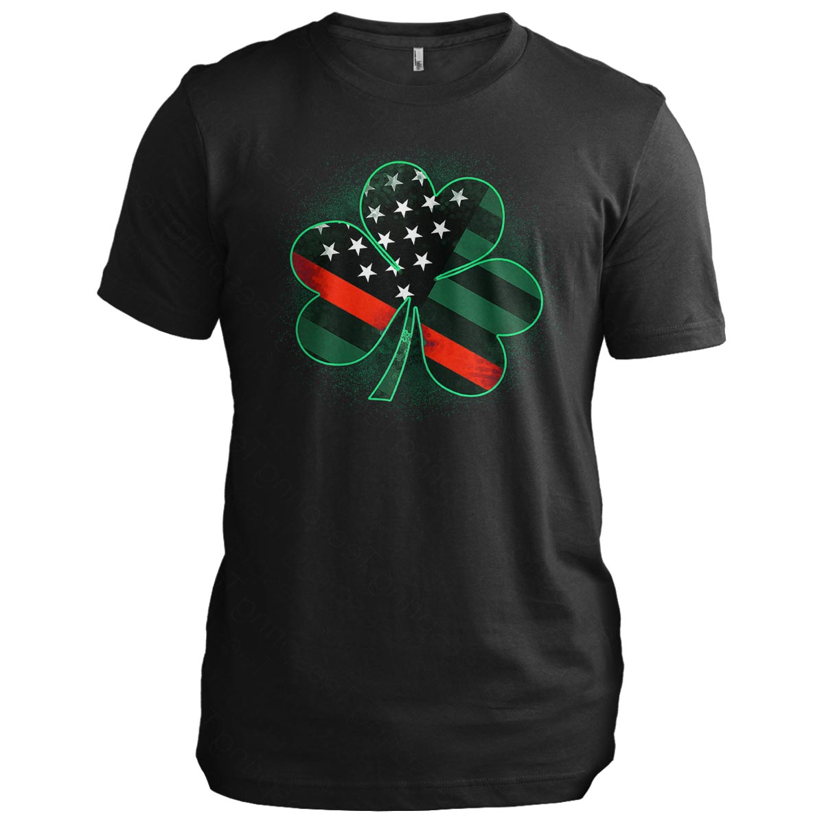 Firefighter St. Patrick&#39;s Day Clover