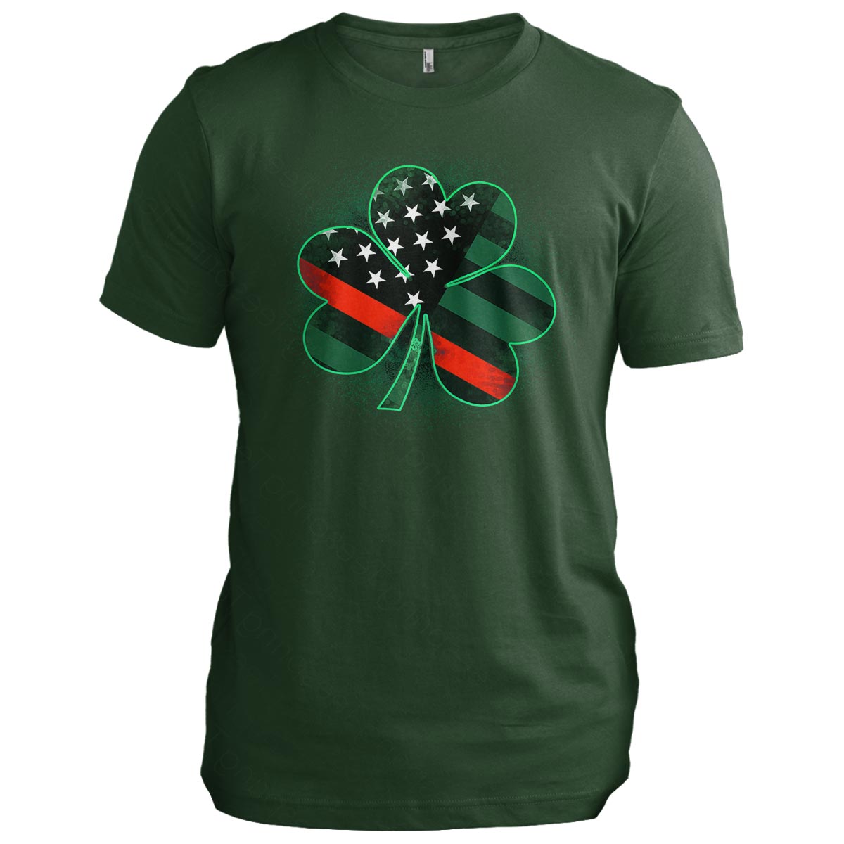 Firefighter St. Patrick&#39;s Day Clover