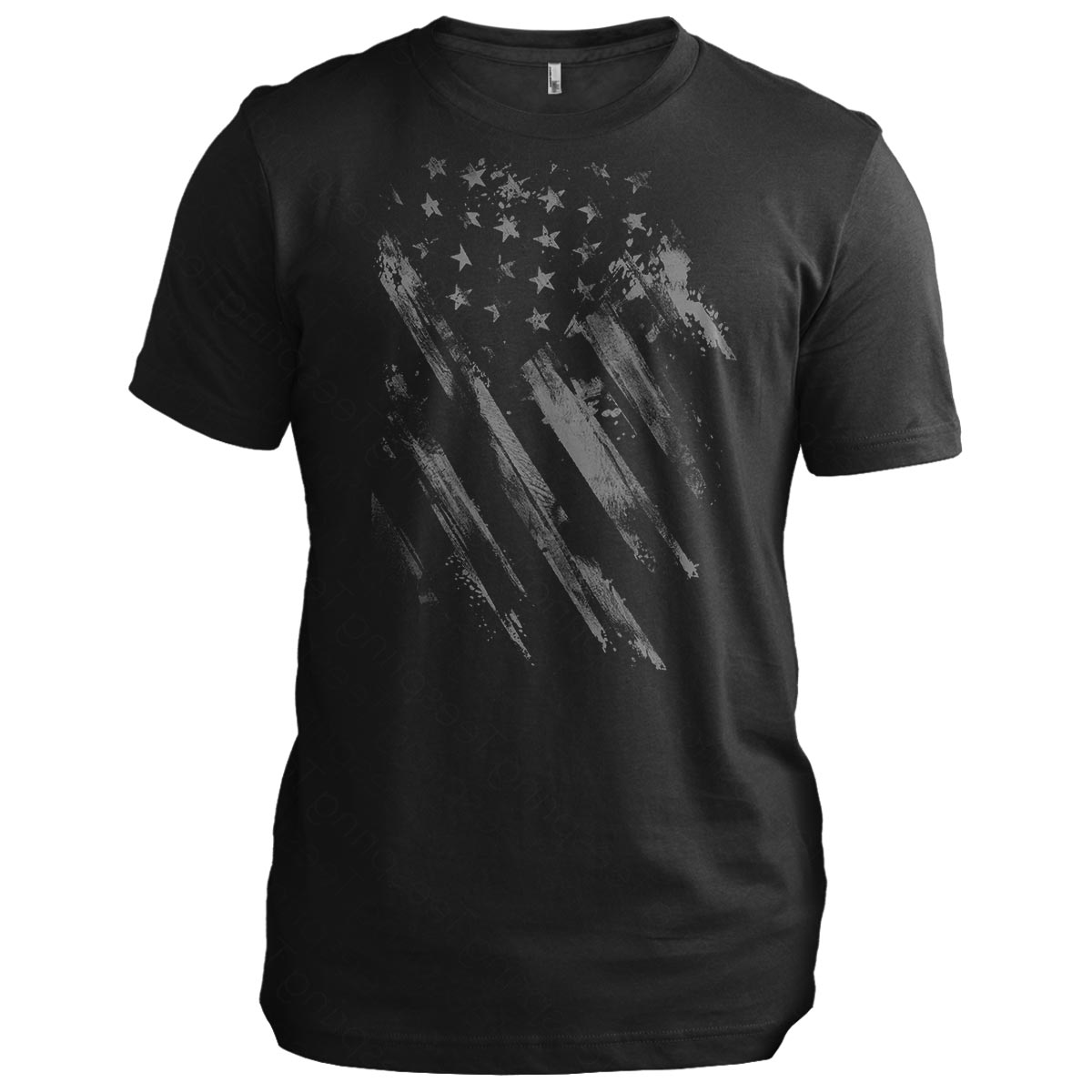 Crosswise American Flag Onyx