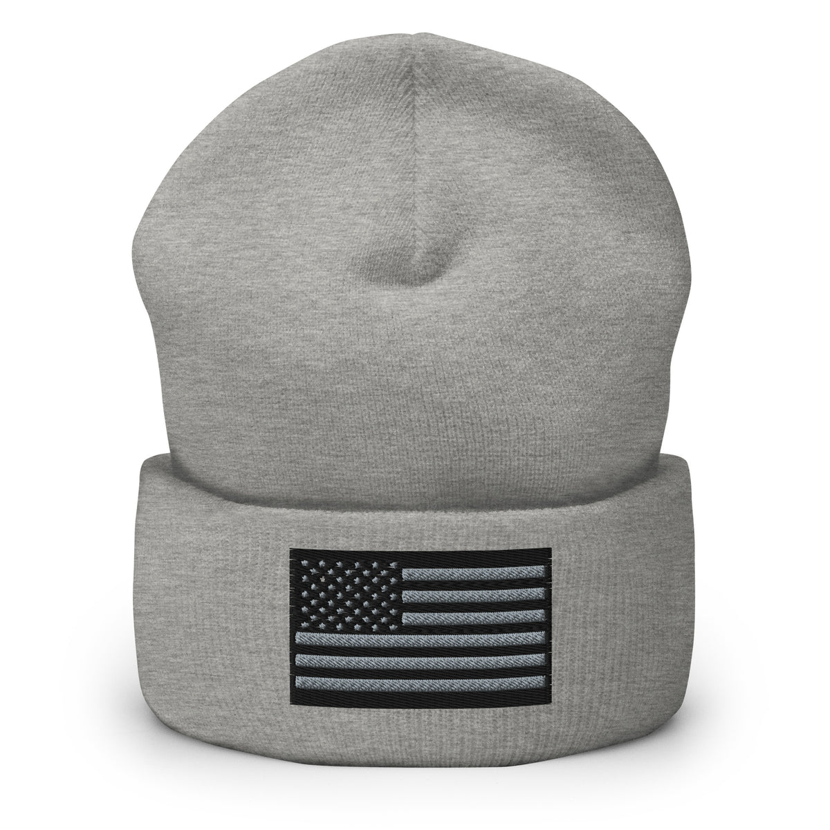 Black American Flag Beanie