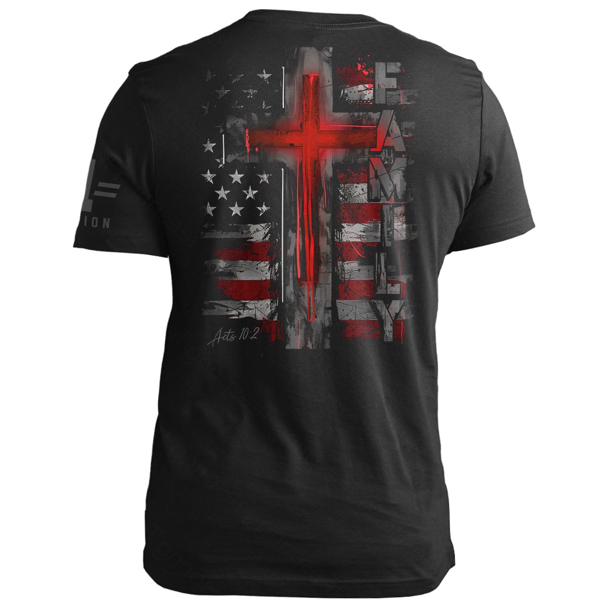 Family American Flag: Acts 10:2