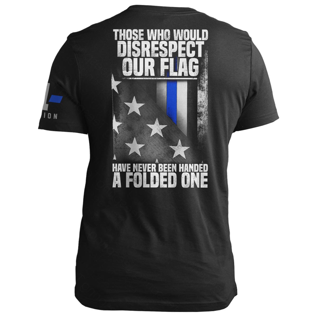 Thin Blue Line: Folded Flag