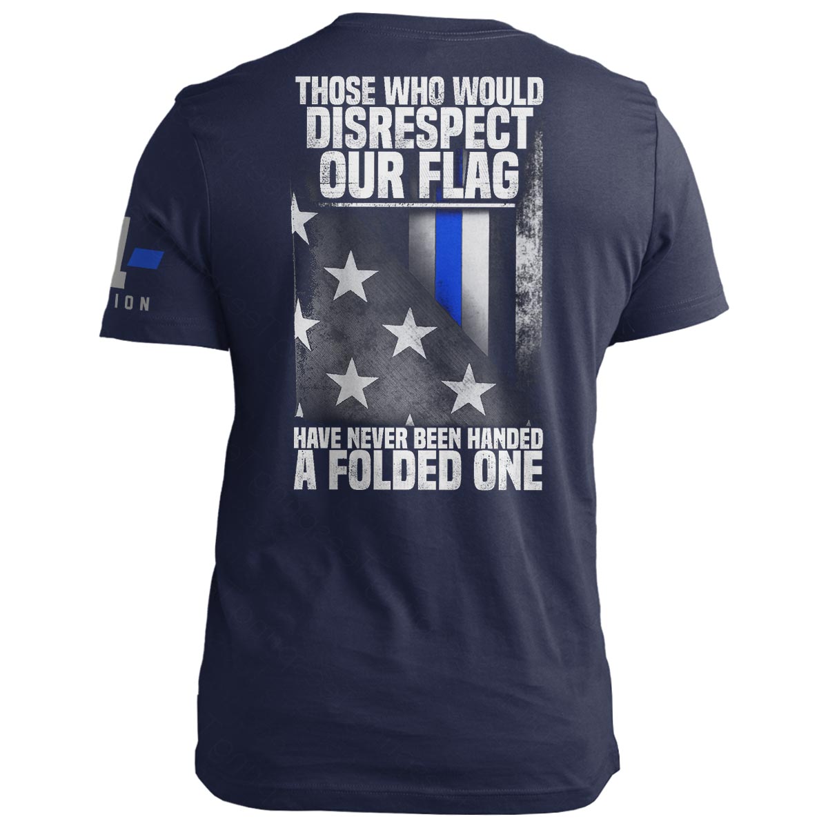 Thin Blue Line: Folded Flag